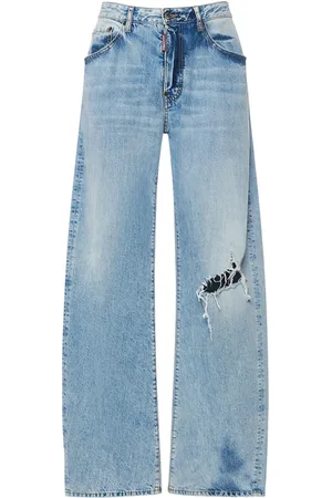Dsquared2 Big Fit Cotton Denim Jeans