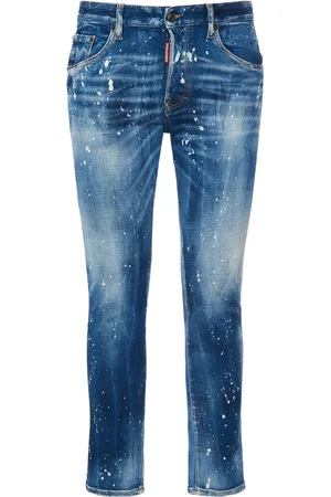 Dsquared2 Skater Fit Cotton Denim Jeans