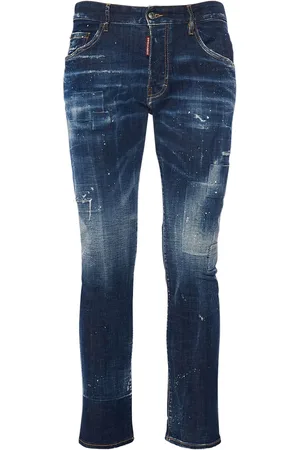 Dsquared2 Skater Fit Cotton Denim Jeans