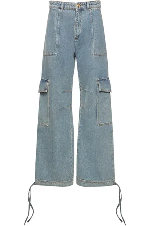 Moschino Wide Denim Cargo Jeans