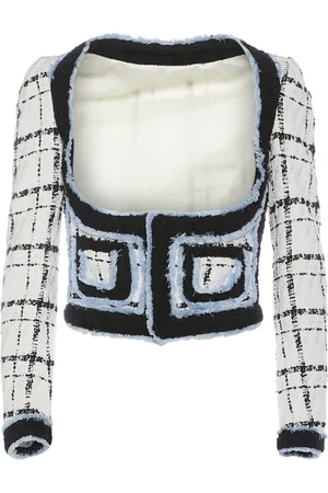 Dsquared2 Bouclé Cropped Jacket