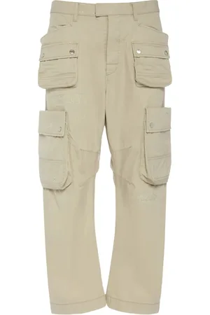 Dsquared2 Multi-pocket Cotton Twill Cargo Pants
