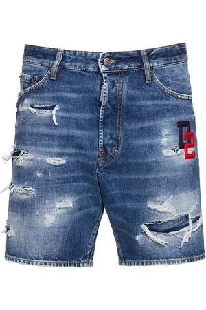 Dsquared2 Marine Fit Cotton Shorts