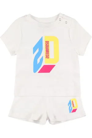 Dsquared2 Printed Cotton T-shirt & Shorts