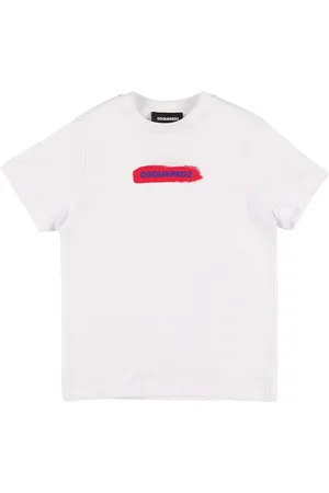 Dsquared2 Logo Print Cotton Jersey T-shirt