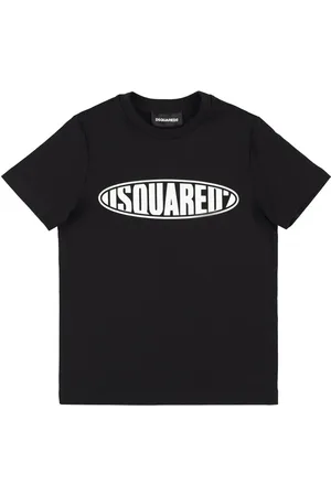 Dsquared2 Logo Print Cotton Jersey T-shirt