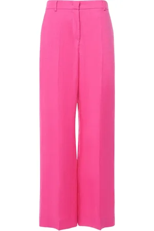 Max Mara Malizia Linen Canvas Wide Pants