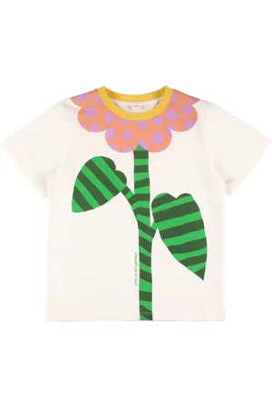 Stella McCartney Flower Print Organic Cotton T-shirt