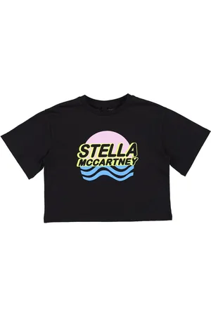 Stella McCartney Organic Cotton Cropped Printed T-shirt