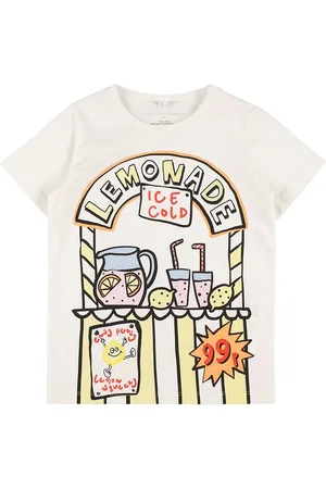 Stella McCartney Lemonade Print Organic Cotton T-shirt