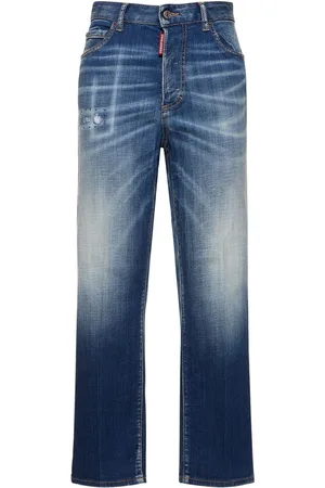 Dsquared2 Boston Denim High Rise Crop Jeans