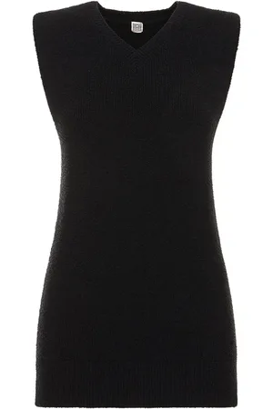 Totême Knit Terry Cotton Blend Vest
