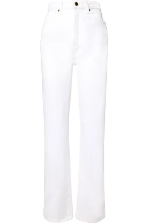 Khaite Danielle High Rise Straight Jeans