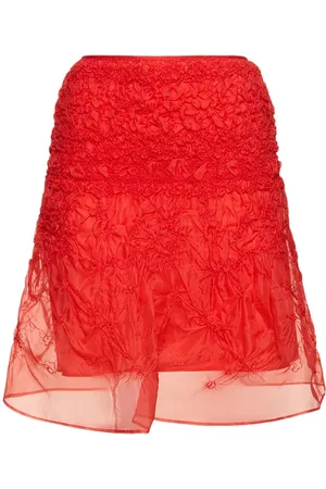 Cecilie Bahnsen Vida Silk Organza Mini Skirt
