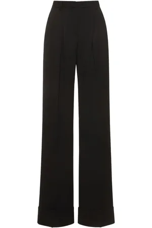 The Andamane Nathalie Cuffed Tech Satin Maxi Pants