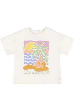 The New Society Printed Cotton Jersey T-shirt