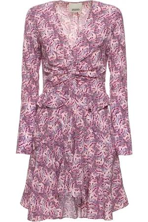 Isabel Marant Usmara Silk Blend Mini Dress