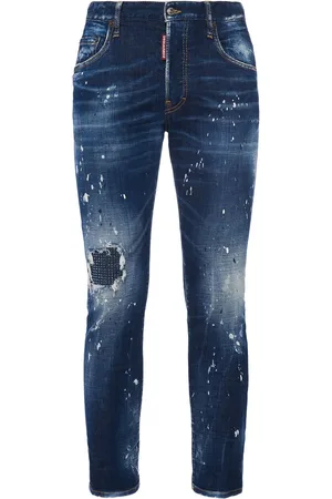 Dsquared2 Skater Fit Cotton Denim Jeans