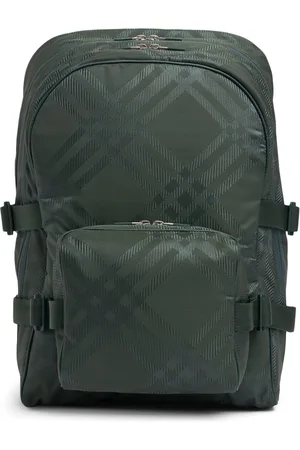 Burberry Check Print Jacquard Backpack