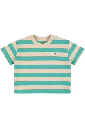 Tiny Cottons Striped Pima Cotton T-shirt