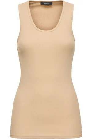 WARDROBE.NYC Ribbed Cotton Jersey Tank Top