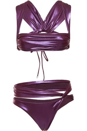 The Attico Crossed Cutout Bikini
