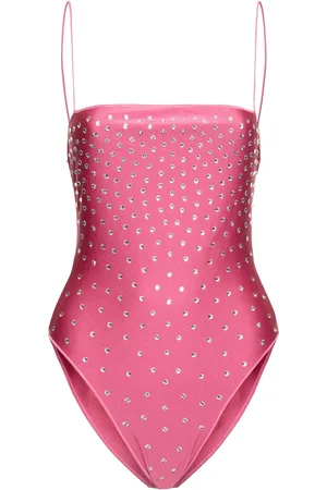 Oseree Gem Embellished One Piece Swimsuit
