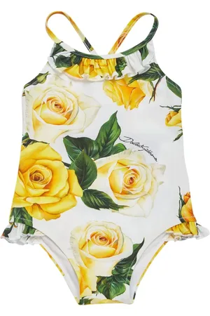 Dolce & Gabbana Flower Print Lycra Swimsuit