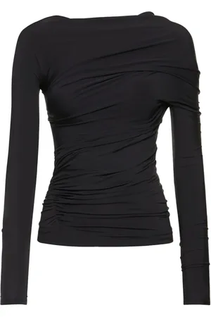 Balenciaga Twisted Cupro Blend Top