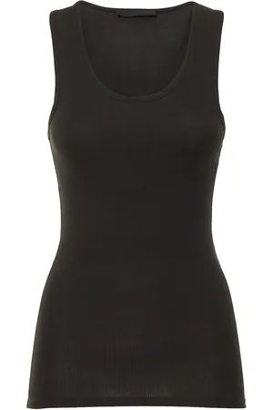 WARDROBE.NYC Ribbed Cotton Jersey Tank Top