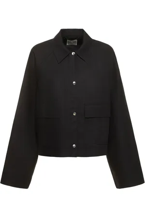 Totême Cropped Organic Cotton Jacket