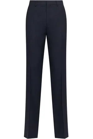 Ami Straight Fit Wool Gabardine Pants