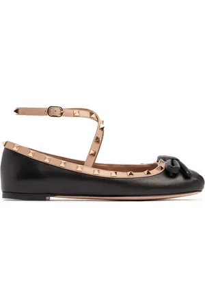VALENTINO GARAVANI Rockstud Leather Flats