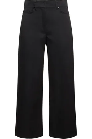 Max Mara Milo Cotton Gabardine Wide Pants