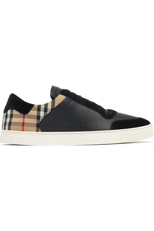 Burberry Stevie Leather Low Top Sneakers