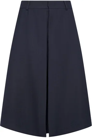 Ami Flat Panel Wool Shorts
