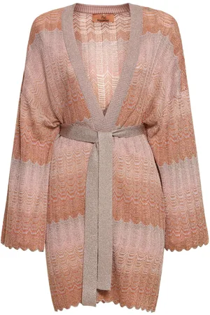Missoni Knit Viscose Lamé Self-tie Cardigan