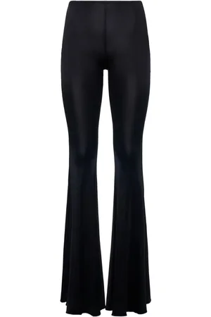 GIUSEPPE DI MORABITO Shiny Viscose Jersey Flared Pants