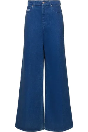 Marni Denim Wide Leg Mid Rise Jeans