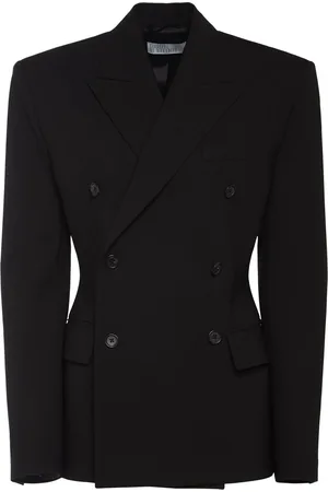 GIUSEPPE DI MORABITO Stretch Wool Double Breasted Blazer