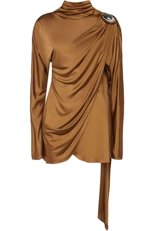 GIUSEPPE DI MORABITO Shiny Viscose Jersey Mini Dress