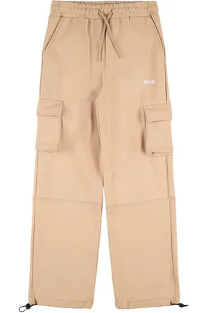 Msgm Cotton Sweat Cargo Pants