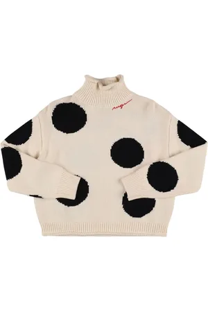 Msgm Wool Blend Knit Turtleneck Sweater