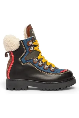 Dsquared2 Sheep & Leather Snow Boots