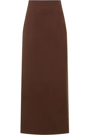 The Andamane Shelby Wool Blend Maxi Skirt