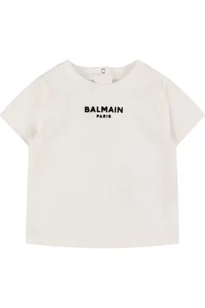 Balmain Cotton Jersey T-shirt W/ Logo