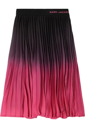 Marc Jacobs Pleated Poly Crepe Skirt