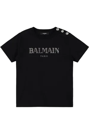 Balmain Cotton Jersey T-shirt W/ Logo