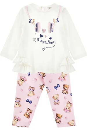 MONNALISA Printed Cotton T-shirt & Leggings