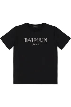 Balmain Cotton Jersey T-shirt W/ Logo